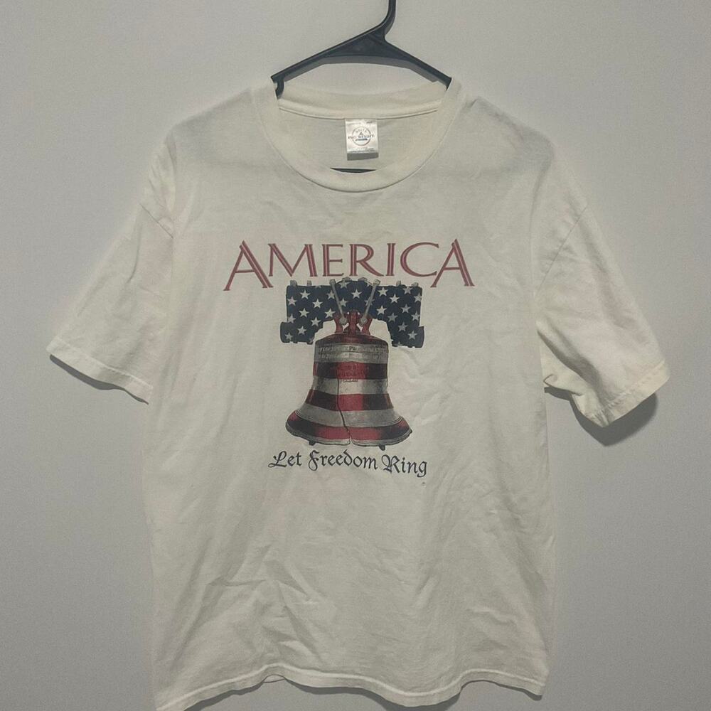 America Let Freedom Ring T-Shirt - Large